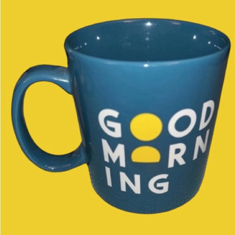☀️LIFE IS GOOD BRAND COLLECTIBLE MUG!!! CERAMIC “GOOD MORNING” COFFEE MUG!